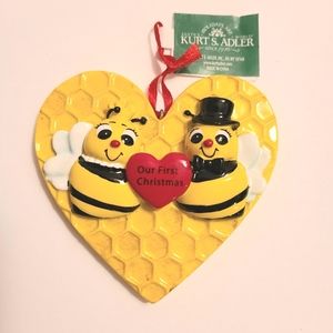 Kurt Adler Our First Christmas Bumblebee Ornament